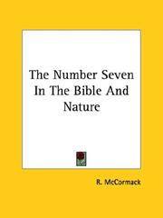 Cover of: The Number Seven in the Bible and Nature