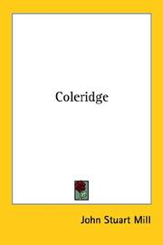 Cover of: Coleridge