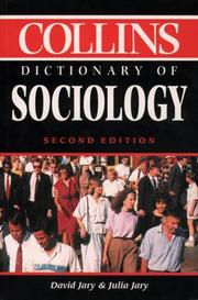 Cover of: Collins Dictionary of Sociology