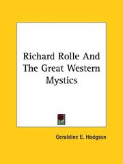 Cover of: Richard Rolle and the Great Western Mystics