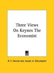 Cover of: Three Views on Keynes the Economist | R. F. Harrod