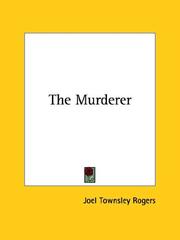 Cover of: The Murderer by Joel Townsley Rogers
