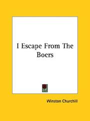 Cover of: I Escape from the Boers