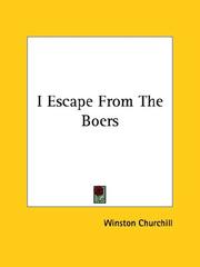 Cover of: I Escape from the Boers by Winston Churchill