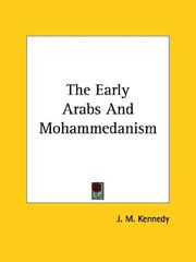 Cover of: The Early Arabs and Mohammedanism