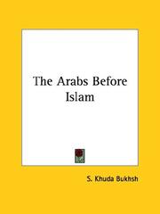 Cover of: The Arabs Before Islam by S. Khuda Bukhsh