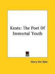 Cover of: Keats: The Poet Of Immortal Youth