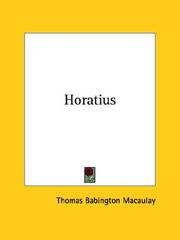 Cover of: Horatius