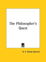 Cover of: The Philosopher's Quest