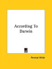 Cover of: According to Darwin by Percival Wilde
