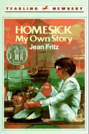 Cover of: HOMESICK by Jean Fritz