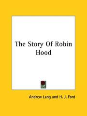 Cover of The Story of Robin Hood by Unknown
