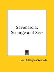 Cover of: Savonarola by John Addington Symonds