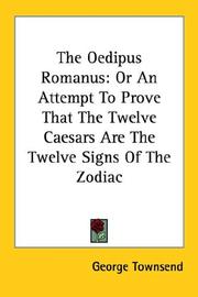 Cover of: The Oedipus Romanus: or an Attempt to Pr