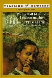 Cover of: Philip Hall Likes Me, I Reckon by Bette Greene