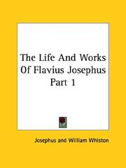 Cover of: The Life And Works Of Flavius Josephus Part 1