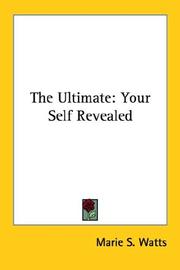 Cover of: The Ultimate by Marie S. Watts, Marie S. Watts