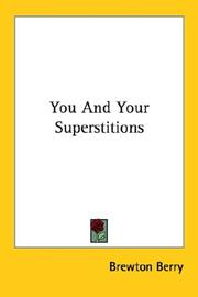 Cover of: You And Your Superstitions