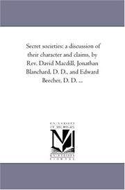 Secret societies