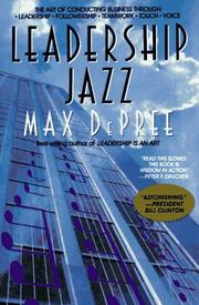 Cover of: Leadership Jazz by Max DePree