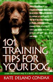 Cover of: 101 training tips for your dog