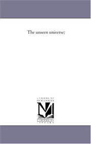 Cover of: The unseen universe;