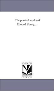 Cover of: The poetical works of Edward Young ...: Vol. 5