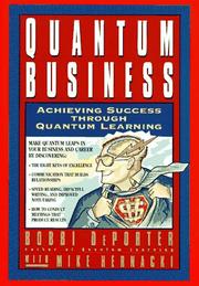 Cover of: Quantum business: achieving success through quantum learning