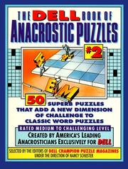 Cover of: The Dell Book of Anacrostic Puzzles #2