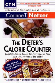 Cover of: The dieter's calorie counter by Corinne T. Netzer