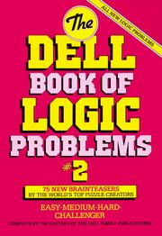 Cover of: Dell Book of Logic Problems, Number 2 (Dell Book of Logic Problems) by Dell Mag Editors