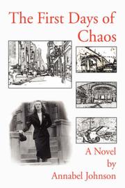 Cover of: The First Days of Chaos