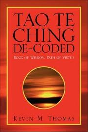 Cover of: TAO TE CHING DE-CODED