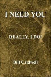 Cover of: I Need You