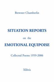 Cover of: SITUATION REPORTSon  theEMOTIONAL EQUIPOISE