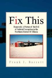 Cover of: Fix This by Frank J. Barrett, Frank J. Barrett