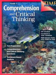 Cover of: Comprehension and Critical Thinking Grade 3 (Time for Kids)