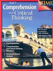 Cover of: Comprehension and Critical Thinking Grade 4 (Time for Kids)