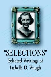 Cover of: "SELECTIONS": Selected Writings of