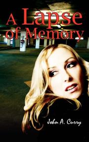 Cover of: A Lapse of Memory