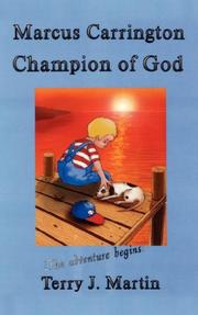 Cover of: Marcus Carrington, Champion of God: The Adventure Begins