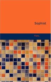 Cover of: Sophist by Πλάτων