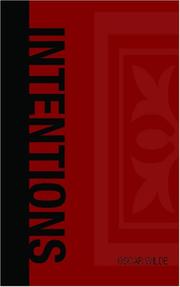 Cover of: Intentions by Oscar Wilde