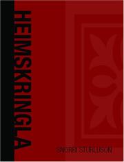 Cover of: Heimskringla, Volume 1 (Large Print Edition) by Snorri Sturluson