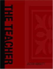 Cover of: Teacher (Large Print Edition) by Jacob Abbott, Jacob Abbott