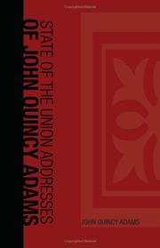 Cover of State of the Union Addresses of John Quincy Adams
