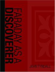 Cover of: Faraday as a Discoverer (Large Print Edition) by John Tyndall