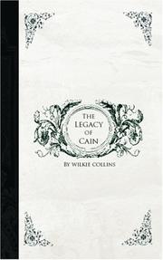 Cover of: The Legacy of Cain by Wilkie Collins