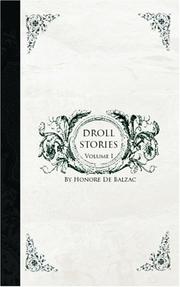 Cover of: Droll Stories by Honoré de Balzac