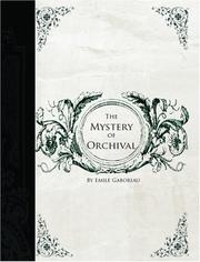 Cover of: Mystery of Orcival  (Large Print Edition) | Emile Gaboriau